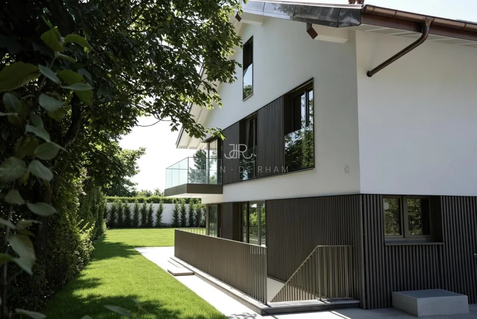Nuova casa bifamiliare con vista