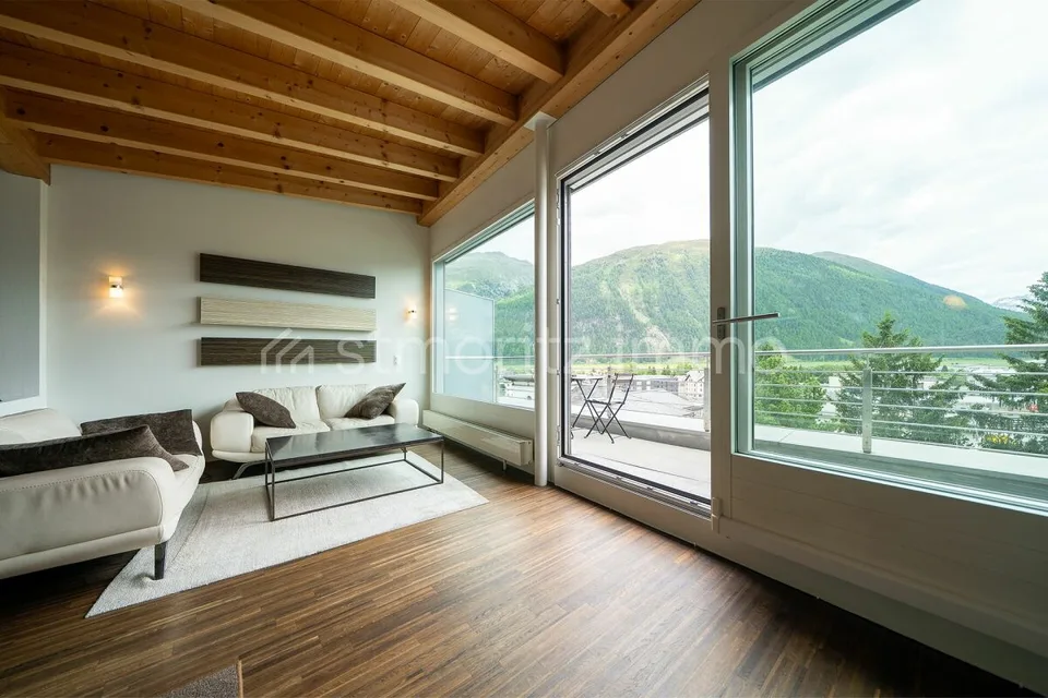 Crusch, Samedan - Traumhafte Dachmaisonette zur Saisonmiete