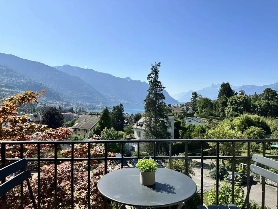 Wunderschöne 3-Zimmer-Wohnung mit Garten und Aussicht!