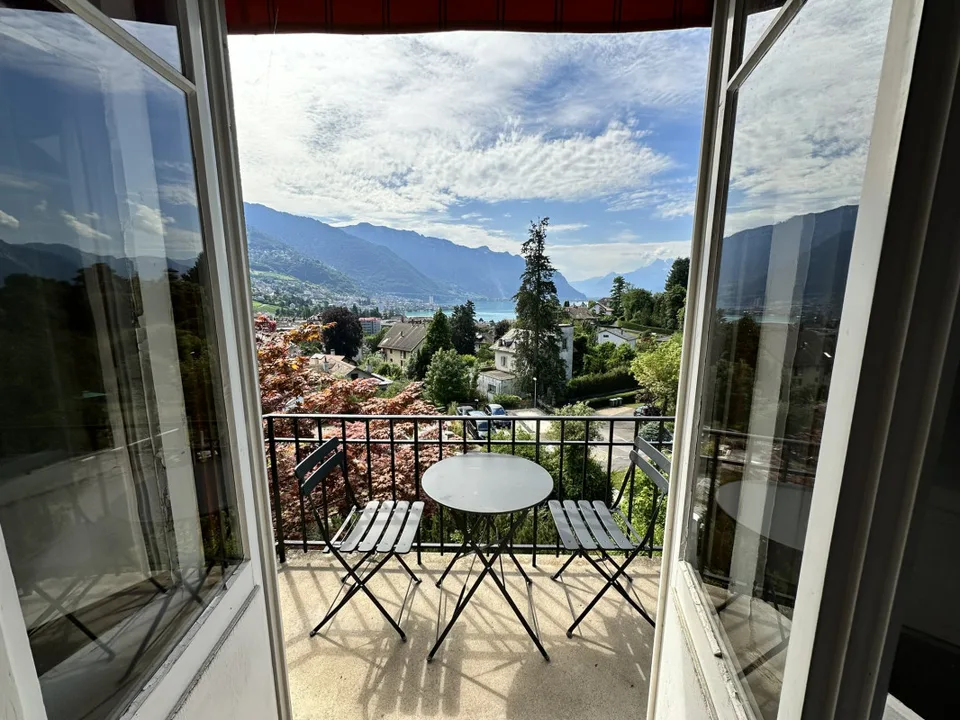 Wunderschöne 3-Zimmer-Wohnung mit Garten und Aussicht!