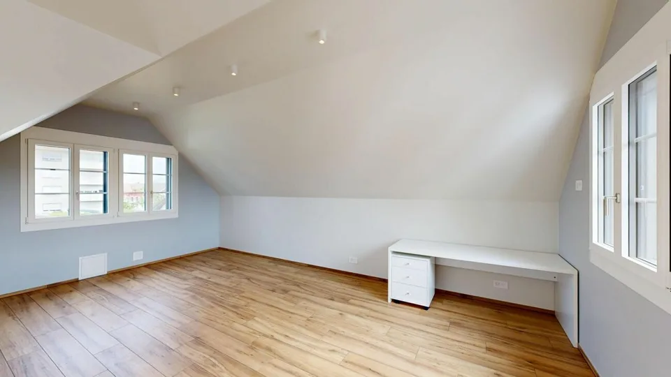 Première location : Emménager et se sentir chez soi - maison individuelle rénovée de haute qualité à Boswil