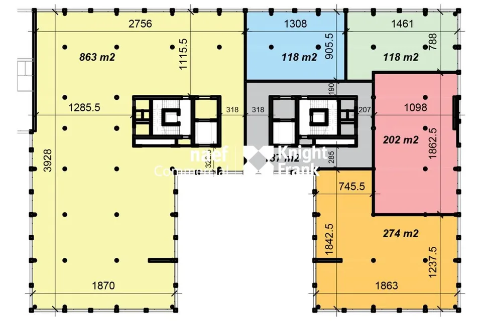 Neues Projekt: Industrie Büros von ca. 118 m²