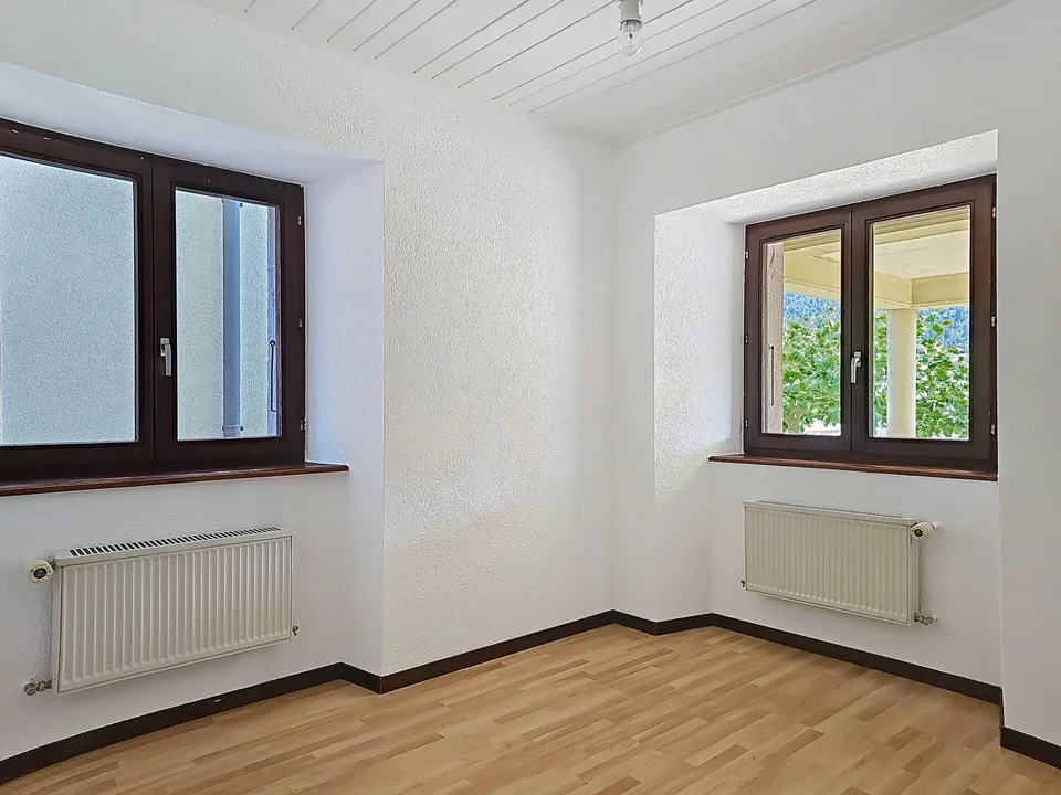 Zweizimmerwohnung im Erdgeschoss