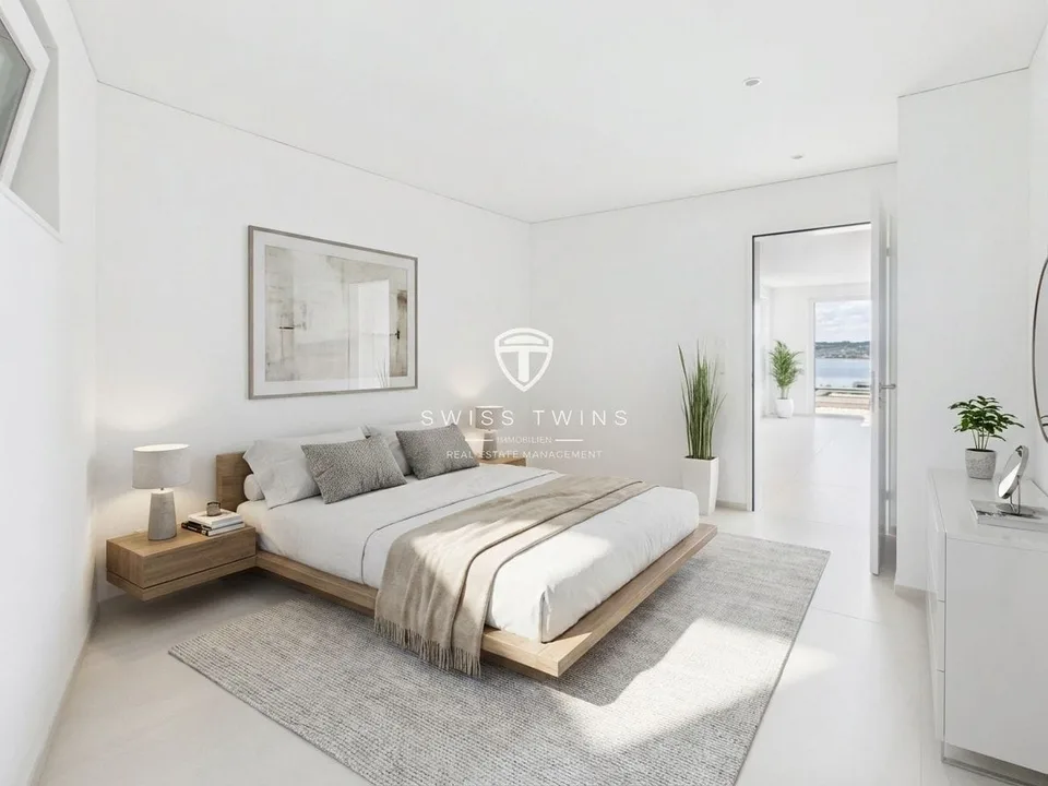 Appartamento nuovo 2.5 locali con vista lago ad Altendorf