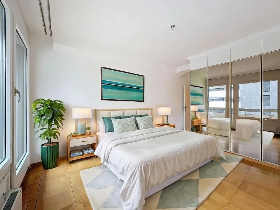 Spacious duplex in quiet tree-lined residence