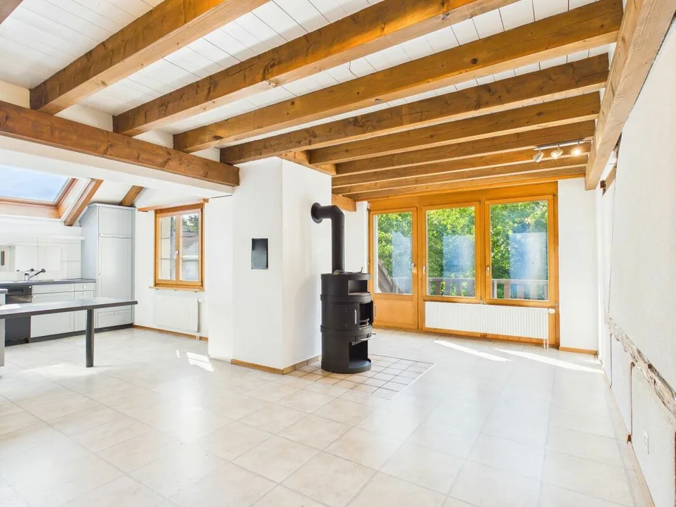 Duplex apartment with garden in the center of Windisch