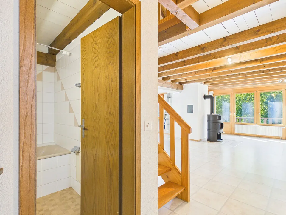 Duplex-Wohnung mit Garten im Zentrum von Windisch