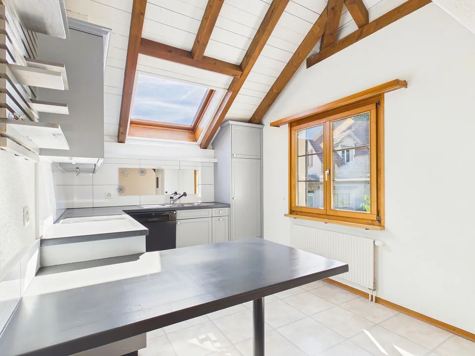 Duplex-Wohnung mit Garten im Zentrum von Windisch