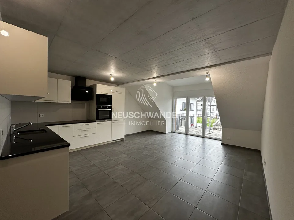 Garantierter Herzschlag: 4,5-Zimmer-Duplex mit Terrasse in Courroux