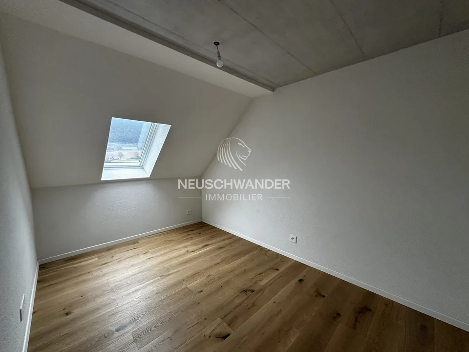 Garantierter Herzschlag: 4,5-Zimmer-Duplex mit Terrasse in Courroux