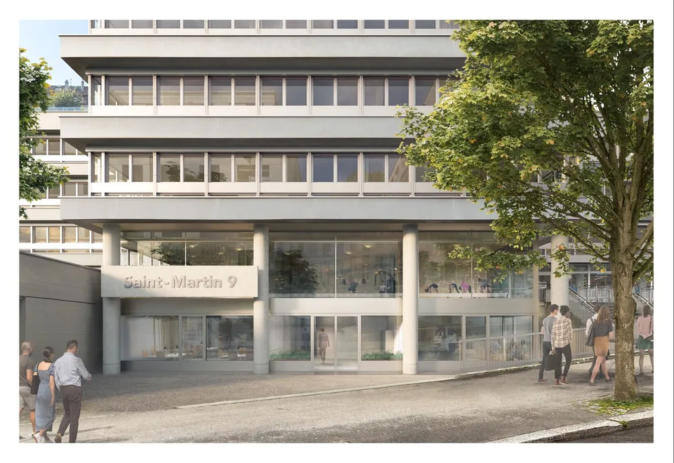 Gewerbliches Lokal von 170m2 im Erdgeschoss - Stadtzentrum von Lausanne