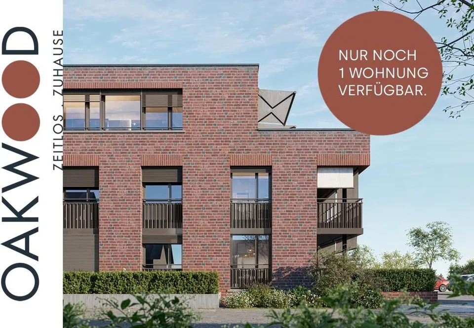 Neubau Oakwood – Letzte verfügbare 3.5-Zimmer-Wohnung