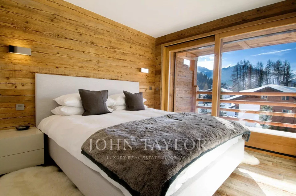 Zeitgenössische Alpenwohnung zu vermieten – Verbier
