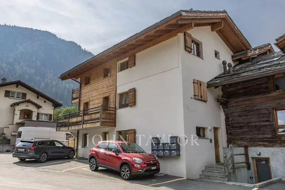 Appartamento soleggiato con due camere da letto in affitto – Le Châble