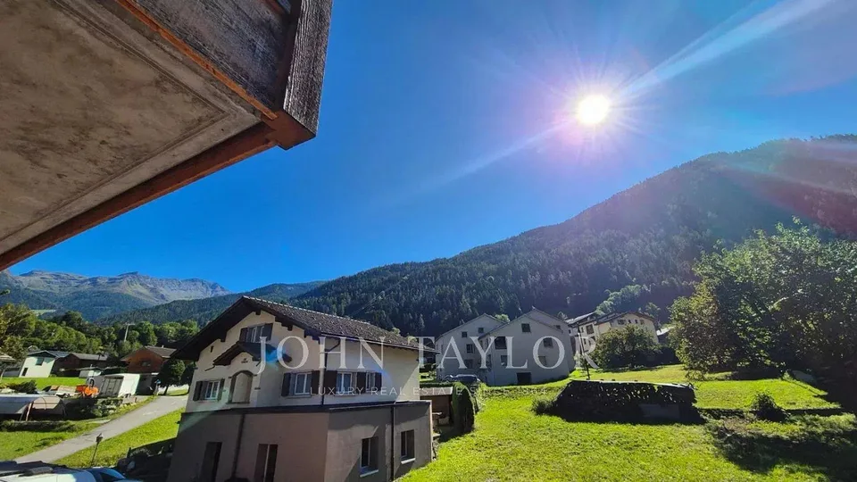 Appartamento soleggiato con due camere da letto in affitto – Le Châble