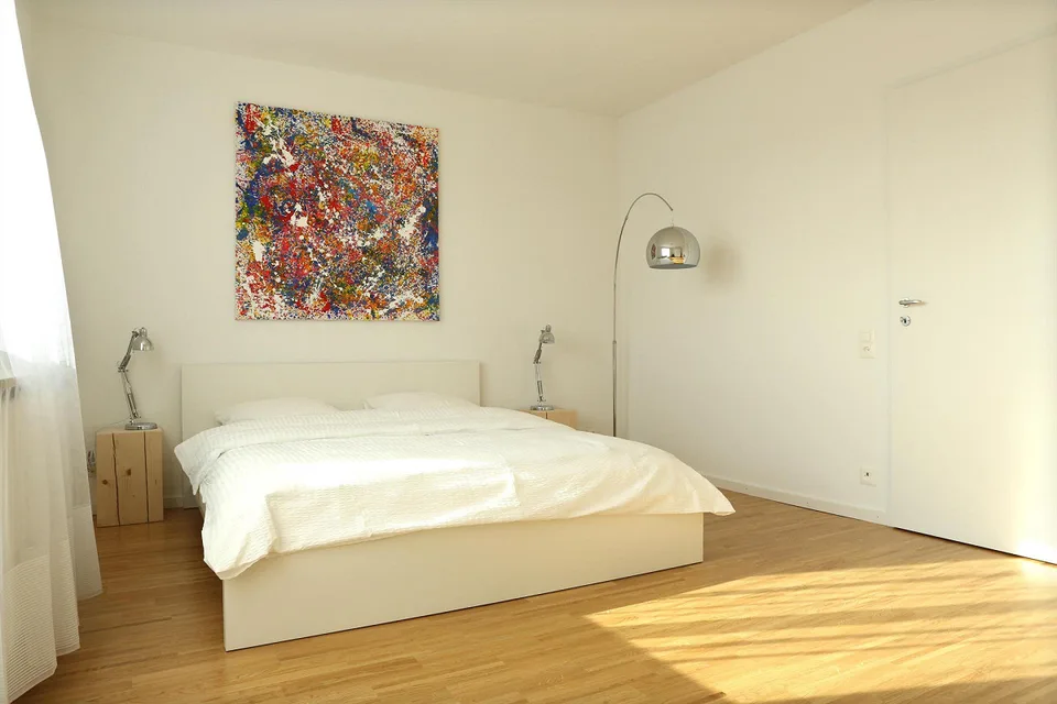 Möblierte 2-Zimmer-Dachwohnung mit Balkon