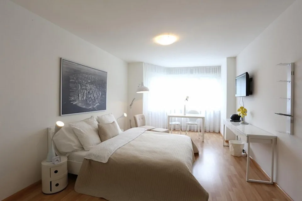 Moderno edificio di appartamenti nel centro città