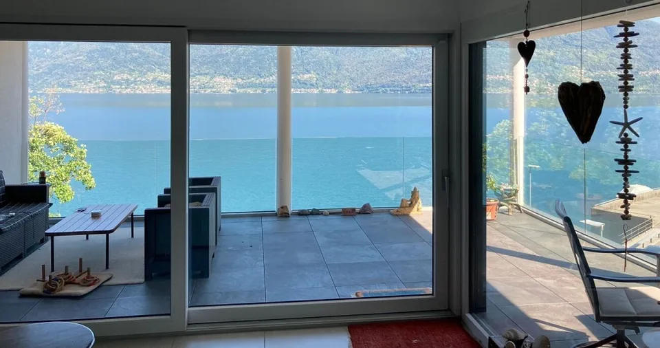 3 ½-Zimmer-Wohnung mit Terrasse und  PanoramaSicht auf den Lago Maggiore