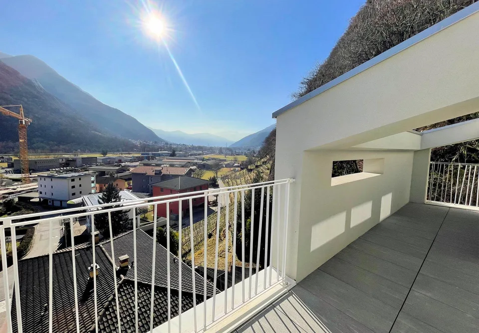 Appartamento all'ultimo piano in una zona molto tranquilla e soleggiata