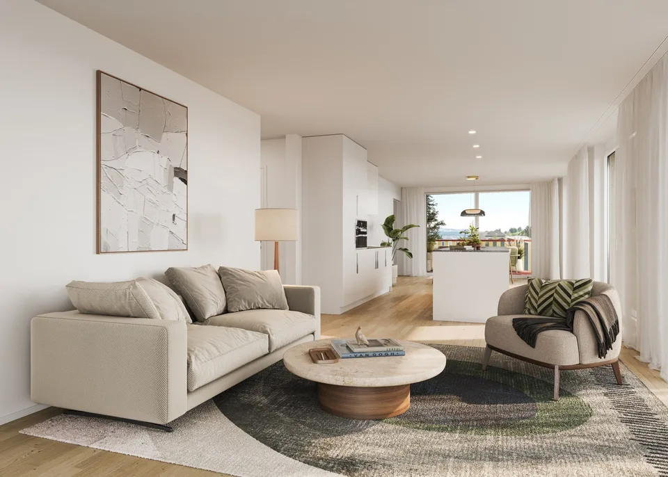 3.5-Zi-Seesicht-Neubau, NWF 102m2: «Rent your Style»!