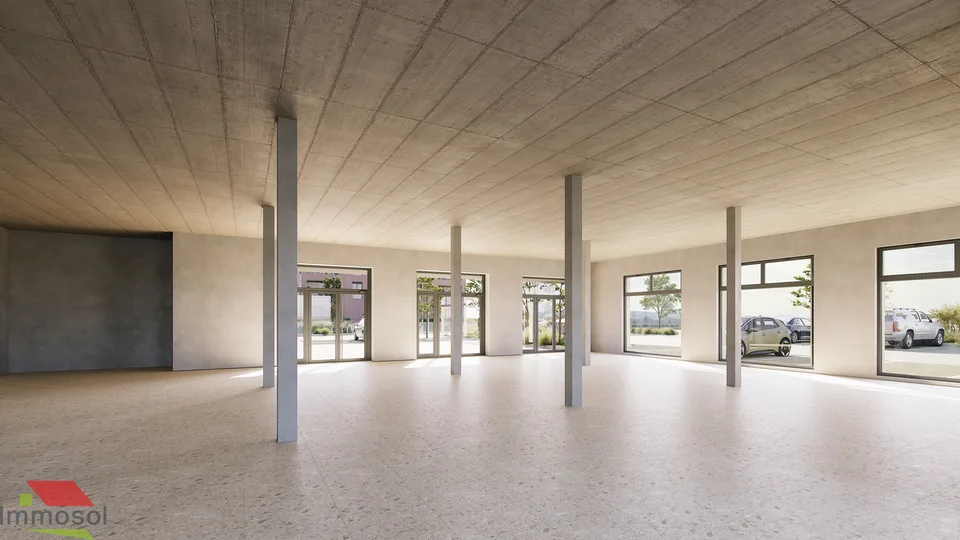 St-Aubin - Locaux Commerciaux à louer de 80m2 à 380m2