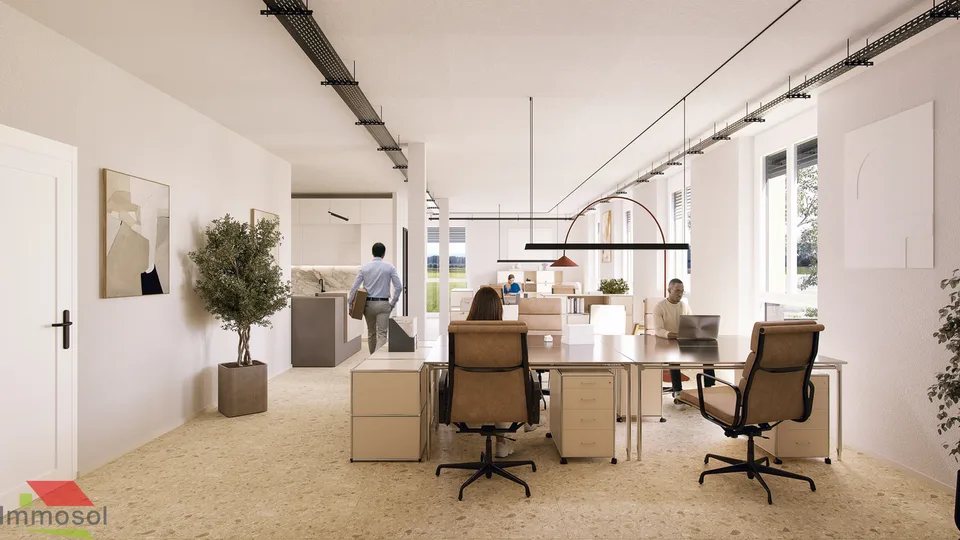 Saint-Aubin - Uffici commerciali in affitto da 85 m2 al 1° piano