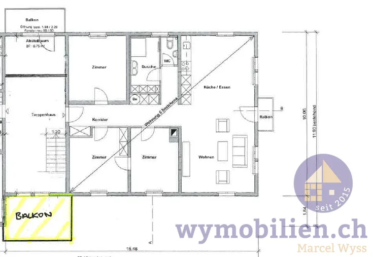 Appartement 4.5 pièces - Pratique - Spacieux - Abordable !