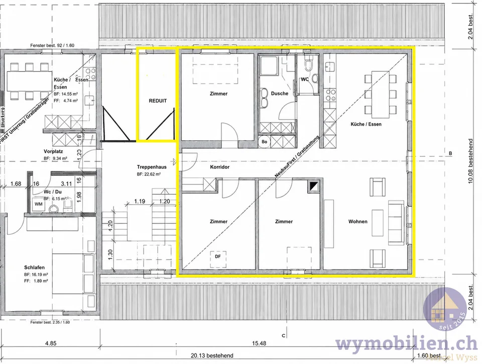 Appartement 4.5 pièces - Pratique - Spacieux - Abordable !