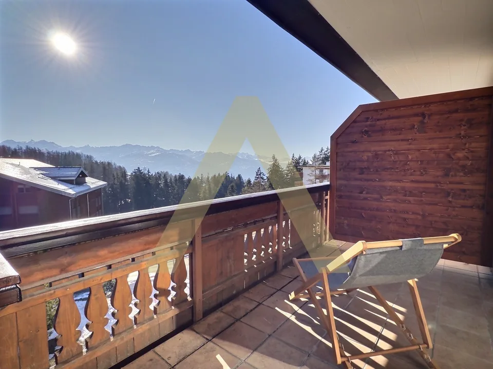Appartamento arredato di 3,5 locali luminoso con grande balcone e accesso alla spa