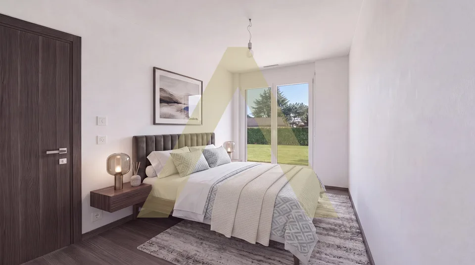 Luxuriöse 2,5-Zimmer-Wohnung mit Garten