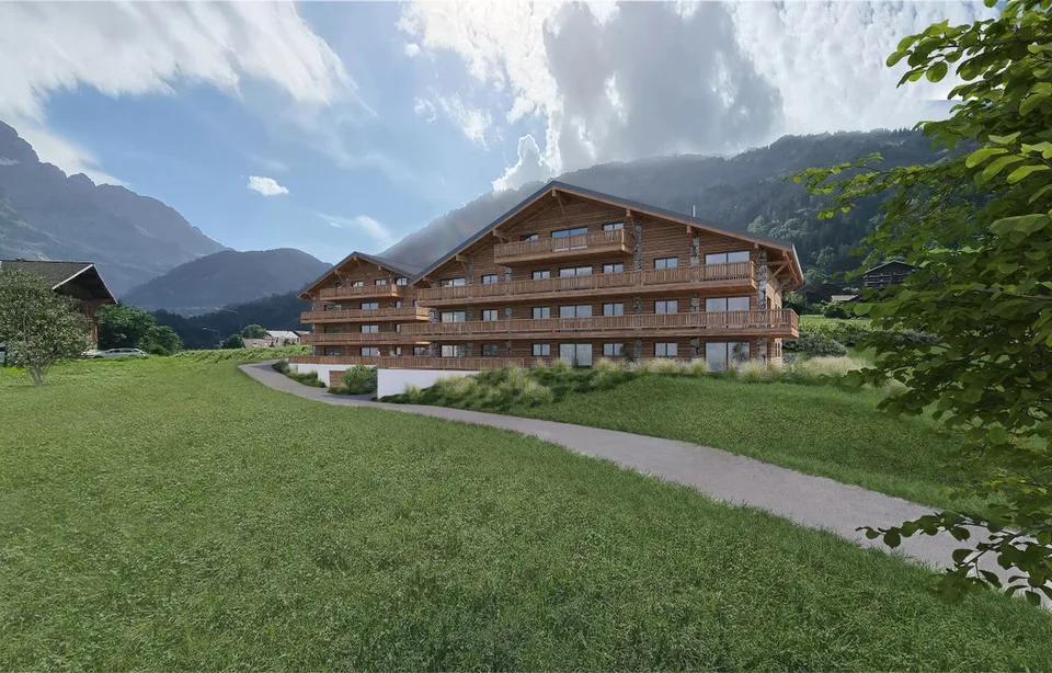 Nouvel appartement en attique 3.5 pièces à Champéry - Résidence Principale - Vente sur plans (lot 23)