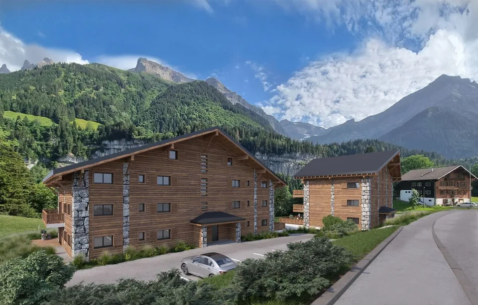Nuovo appartamento attico di 3.5 locali a Champéry - Residenza Principale - Vendita su progetto (lotto 23)