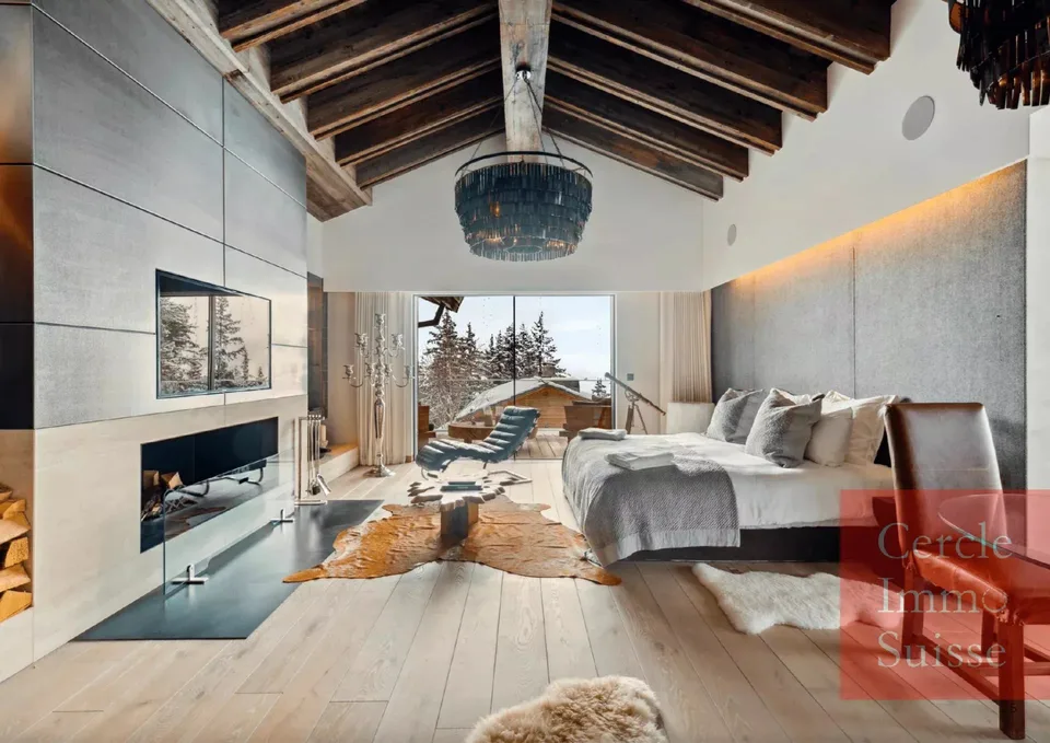 Außergewöhnliches Chalet mit 1'788 m² in Crans-Montana