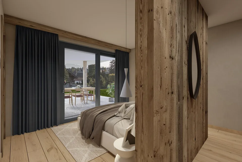 Crans-Montana, 4,5 pièces de haut standing en rez jardin avec vue – photo 7 sur 12