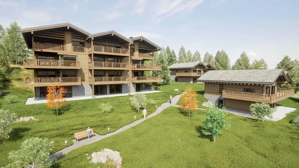 Crans-Montana, 4,5 pièces de haut standing en rez jardin avec vue – photo 9 sur 12