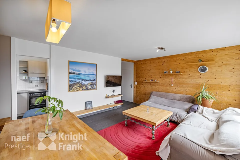 Friedliche Wohnung mit freiem Blick