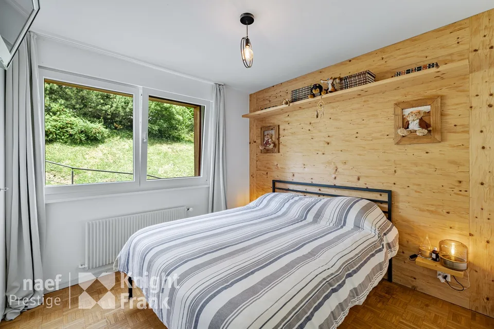 Friedliche Wohnung mit freiem Blick