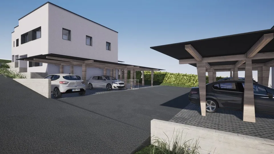 Villa a schiera sulle colline con magnifica terrazza
