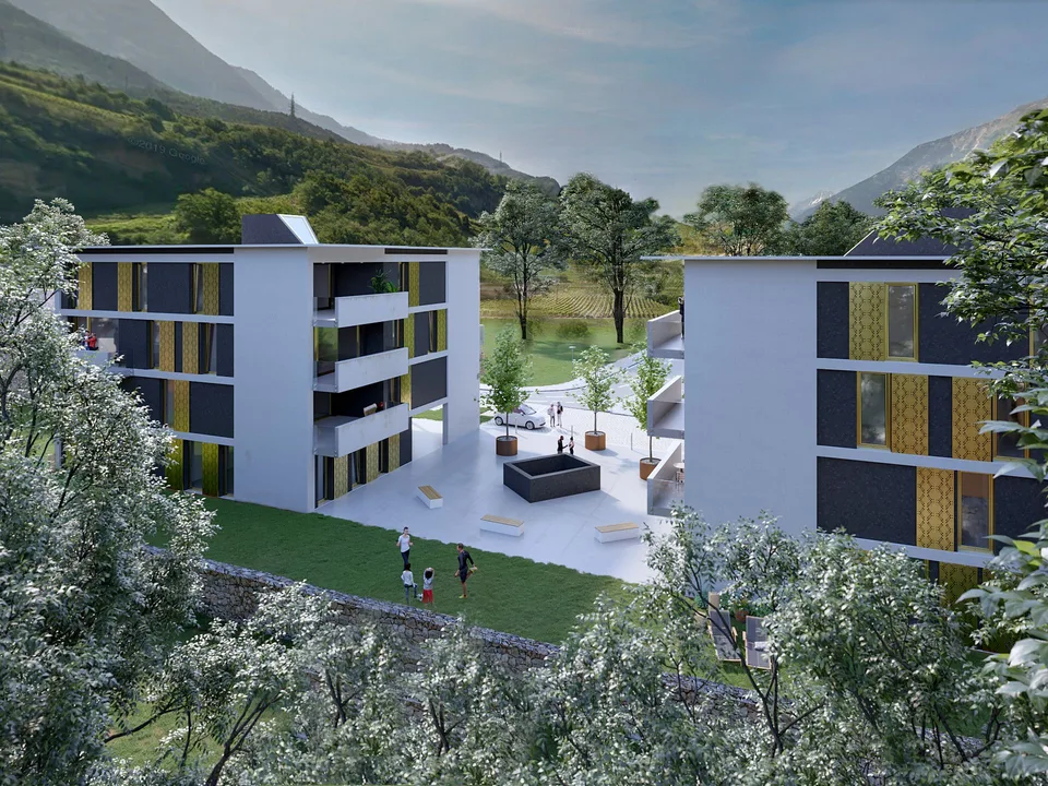 3,5-Zimmer-Wohnung in grüner Umgebung – Foto 6 von 6