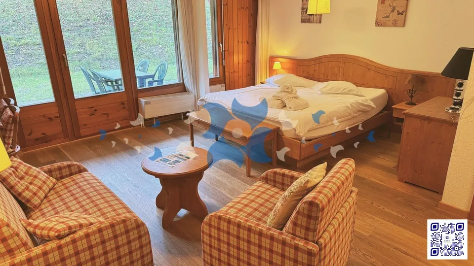 À vendre : Studio rénové avec accès direct aux bains thermaux - Eaux-Vives - Ovronnaz, Valais