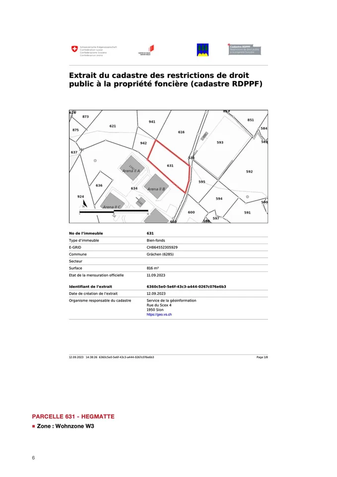 (3925) GRÄCHEN (VS) - 6 terrains constructibles à vendre – photo 7 sur 10