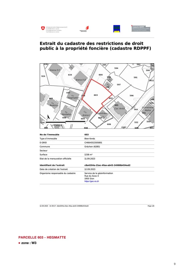 (3925) GRÄCHEN (VS) - 6 terrains constructibles à vendre – photo 8 sur 10