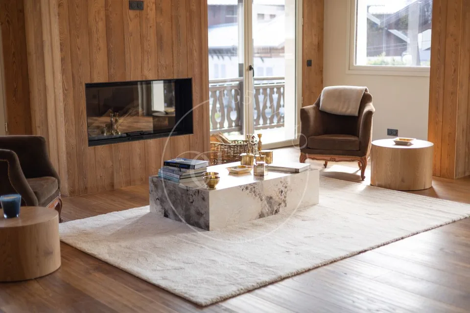 MEGÈVE : Magnifique chalet mitoyen entièrement rénové