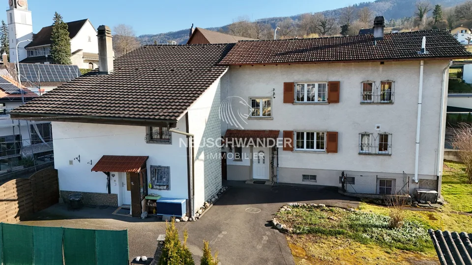 À vendre à Courfaivre lot de 2 appartements loués de 3.5 et 4 pièces