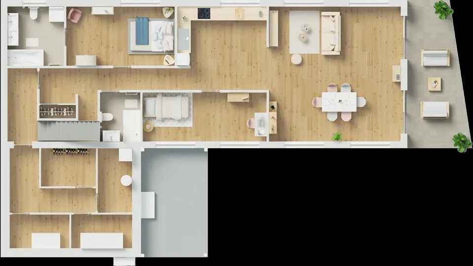 Hervorragende helle 3,5-Zimmer-Wohnung zu verkaufen in Delémont – Foto 7 von 8