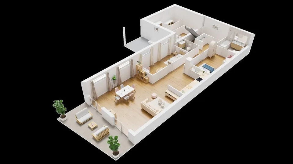 Hervorragende helle 3,5-Zimmer-Wohnung zu verkaufen in Delémont – Foto 8 von 8
