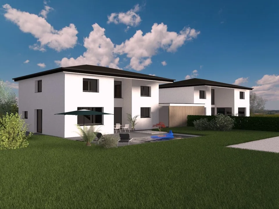 À vendre villa jumelée moderne de 6 pièces en construction à Courgenay