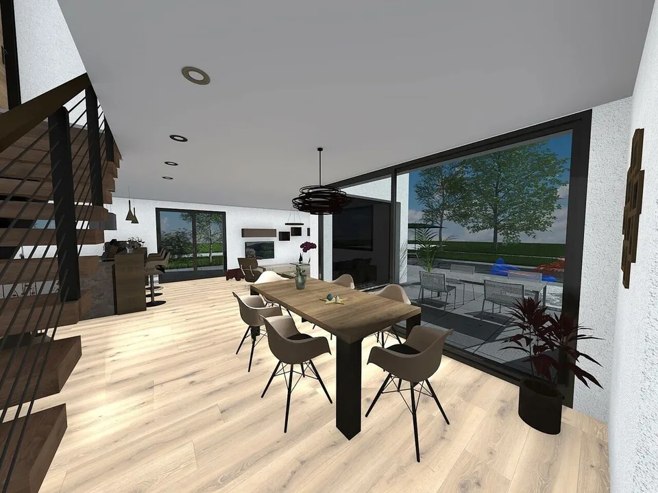 À vendre villa jumelée moderne de 6 pièces en construction à Courgenay
