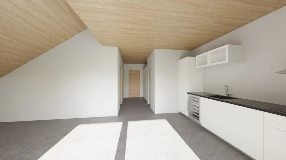 Zu verkaufen im 2. Stock neue 2,5-Zimmer-Wohnung in Rocourt
