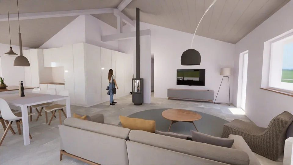 À vendre à Courgenay appartement de 4.5 pièces en attique